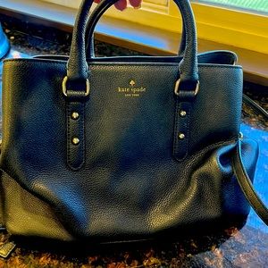 Black Kate spade purse.  Good condition.